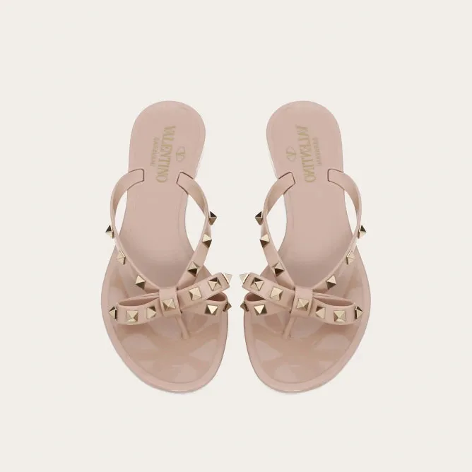 VALENTINO Rubber rivet toe sandals