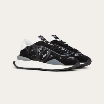 VALENTINO LACERUNNER  Women's lace and mesh sneakers