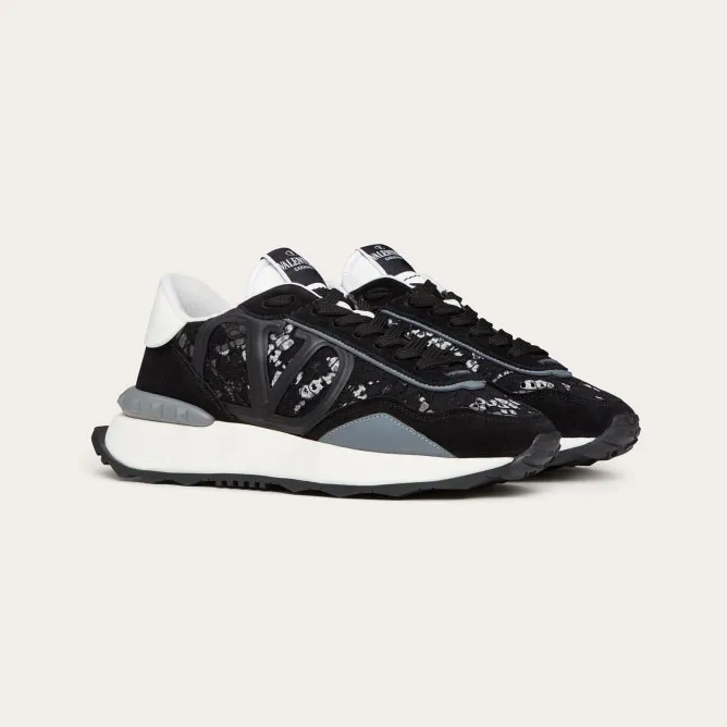 VALENTINO LACERUNNER  Women's lace and mesh sneakers