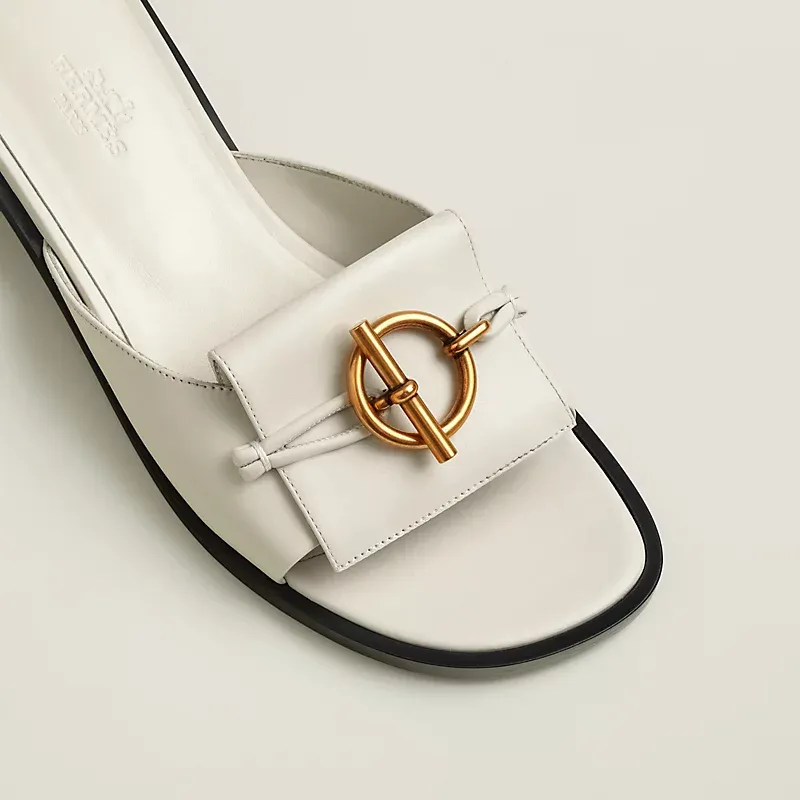 HERMES Isle  white Slippers