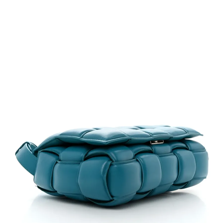 Bottega Veneta Maxi Intreccio Padded Cassette Crossbody Bag Blaster Nappa Leather Silver Hardware