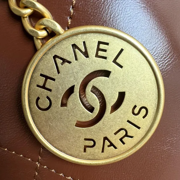 Chanel 22bags Brown Earth Color / Apricot Color Shoulder Bags - Image 5