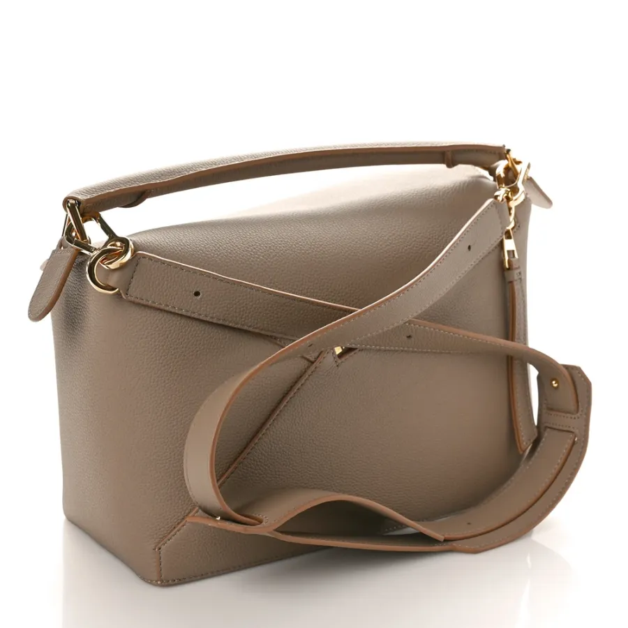 Loewe Puzzle Edge Bag Medium Sand Soft Grained Calfskin Leather