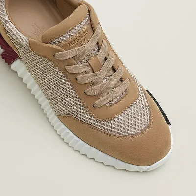 HERMES Brown Sneakers Bouncing Sports Shoes