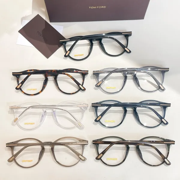 Tom Ford Boston frame glasses leopard/grey/green/blue/black/tawny/transparent color Size 51口21-145 - Image 9
