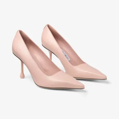 JIMMY CHOO Macaron-colored leather heels
