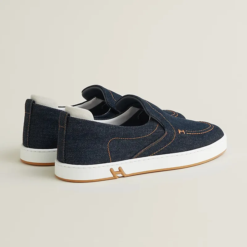 HERMES Kiddy blue Loafers