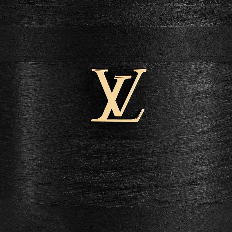 Louis Vuitton Chelsea black platform ankle boots