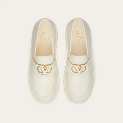 VALENTINO Calf leather loafers