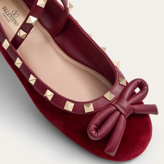 VALENTINO Velvet ballet flats