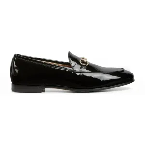 Gucci black patent leather loafers