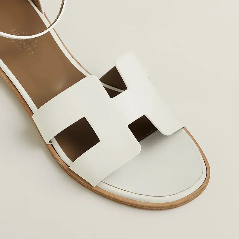 HERMES Santorini white Sandal