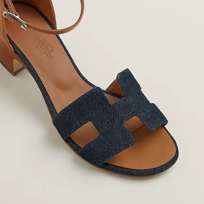 HERMES Encens Blue High Heels Sandal