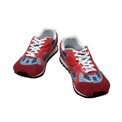 Bottega Veneta Orbit Runner Sneakers In Red Suede/Technical Fabric/Mesh Lace-Up Sneaker