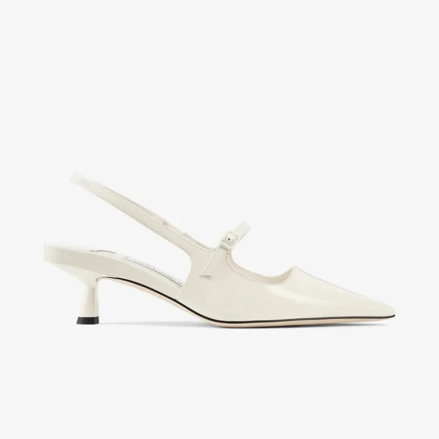 JIMMY CHOO Patent leather heels with pointed toes