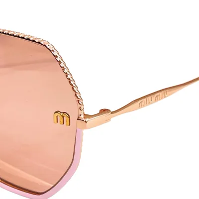 Miu Miu glasses coral/tawny/eggplant/blue orange/black color Size 58口17-140