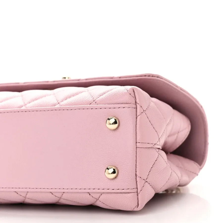 Chanel Coco Handle Mini | Light Pink Quilted Luxury