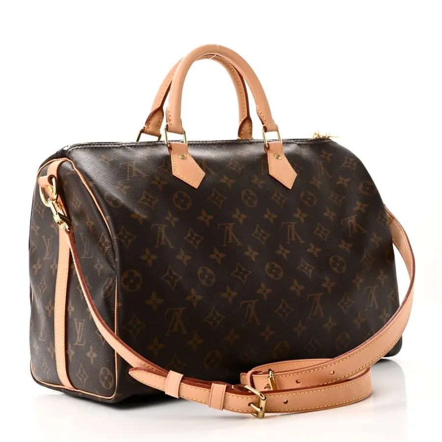 Louis Vuitton Speedy Bandoulière 35 Monogram Canvas Gold Hardware