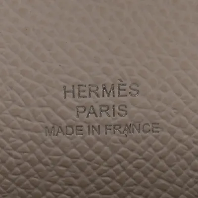 Hermès Chaine d’Ancre To Go Wallet Gris Pale Epsom Leather Palladium Silver Hardware