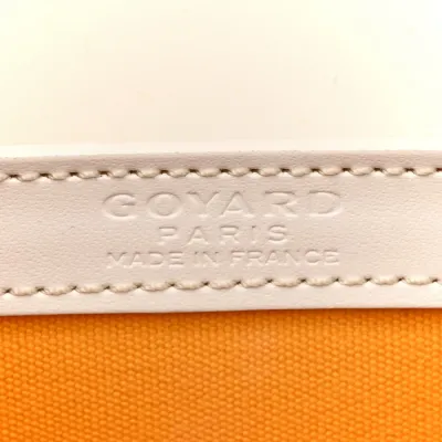 Goyard Mini Saigon Structured White Goyardine Canvas