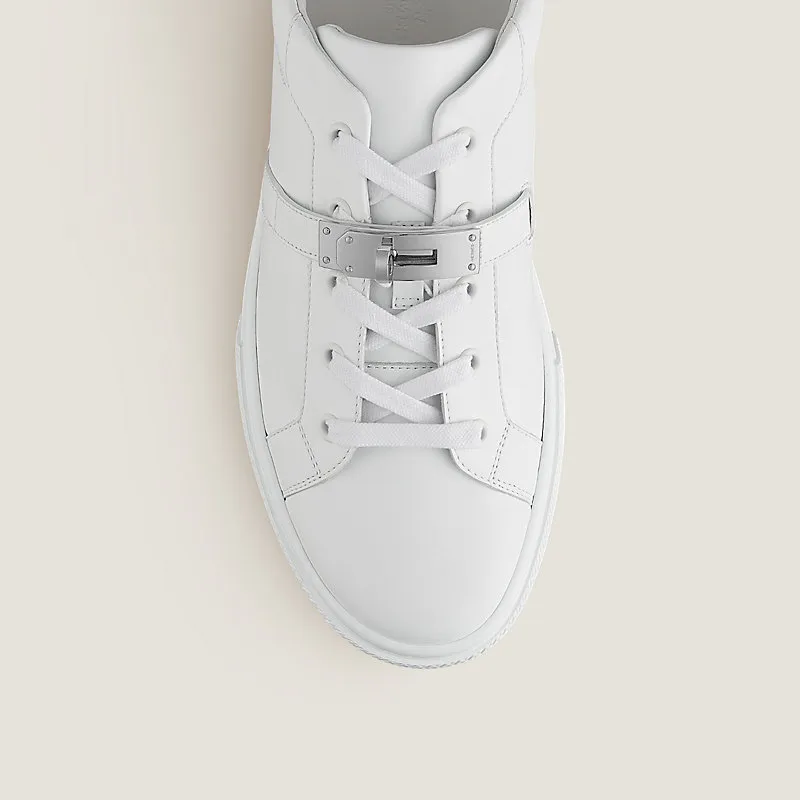 HERMES Day Sneakers White Sports Shoes