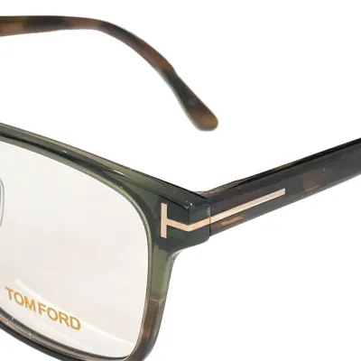 Tom Ford square frame glasses green/black/grey/blue/leopard/citron color Size 55口17-145