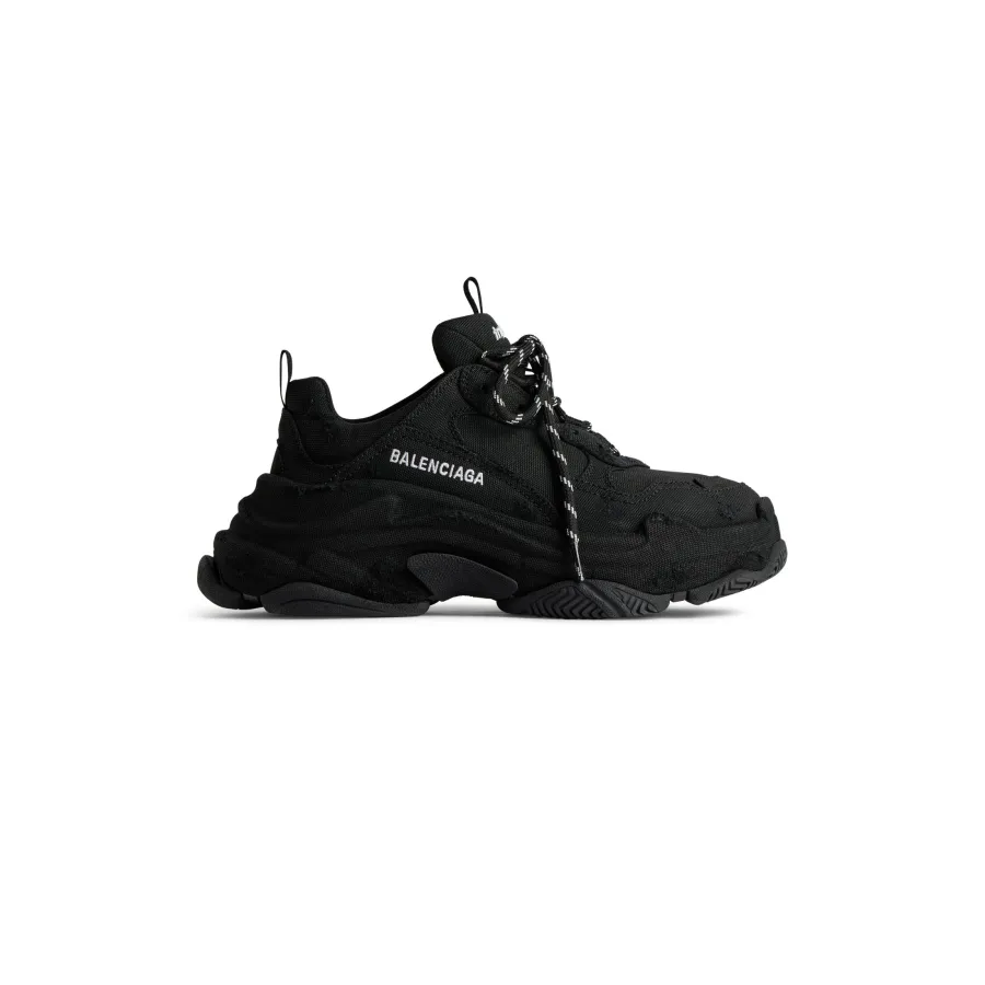 BALENCIAGA TRIPLE S Black Sneakers
