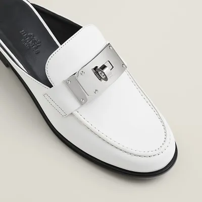HERMES Iota Mule white Slippers