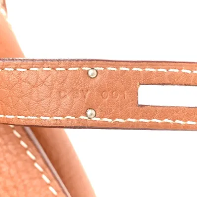 Hermès Jypsiere 28 Brown Taurillon Clemence Leather Palladium Silver Hardware