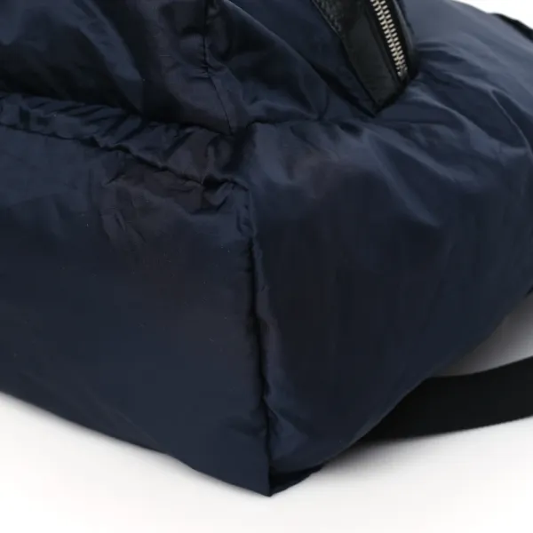 Saint Laurent Small Fold-Up Backpack Belt Bag Navy Nylon City - Image 7