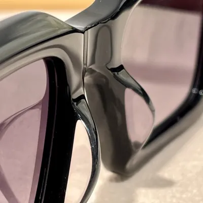 Saint Laurent square frame glasses purple black/black/black brown/black white/tawny/olive color Size 51口22-145