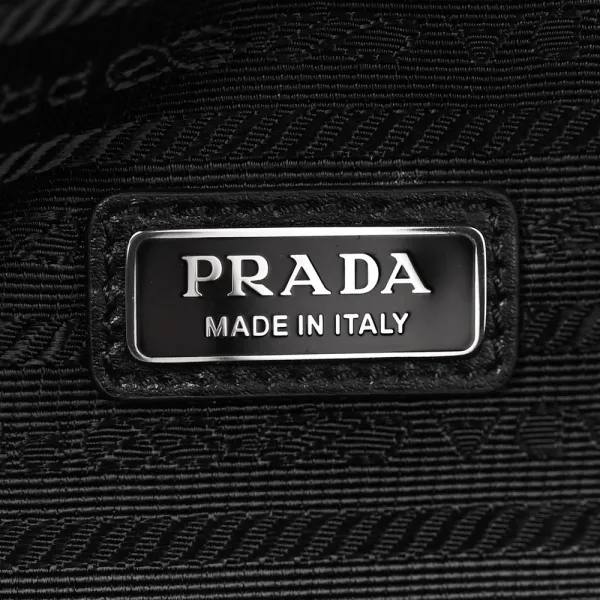 Prada Medium Triangle Shoulder Belt Bag Astrale Saffiano Leather Silver Hardware - Image 2