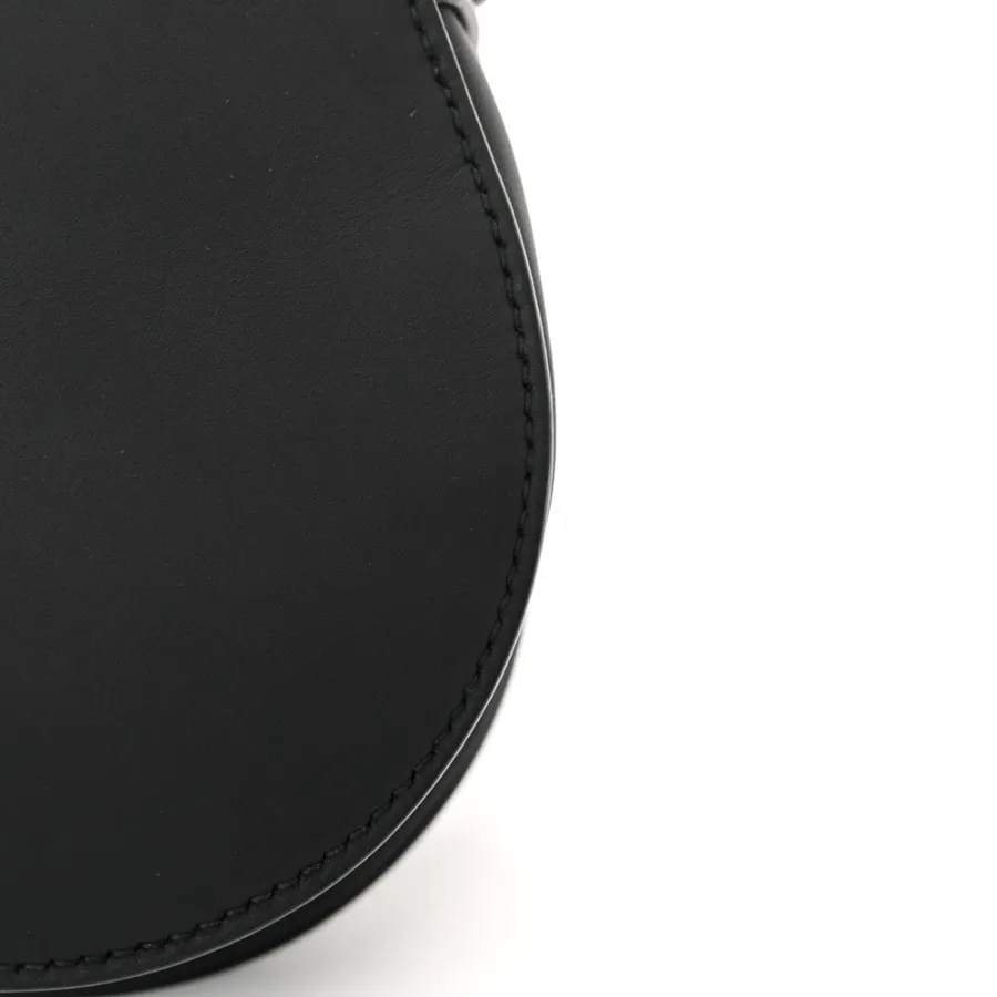 Dior Mini Saddle Bag Black Ultra Matte Calfskin Leather Matte Black Hardware