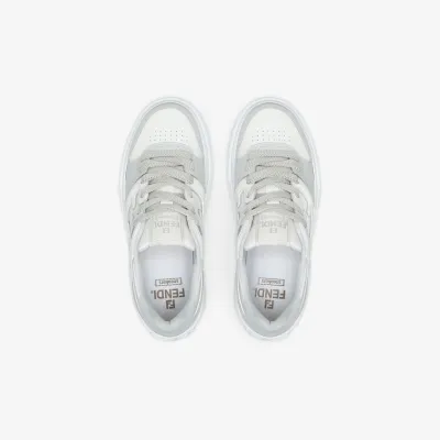 FENDI Grey leather platform shoes with low top Sneakers