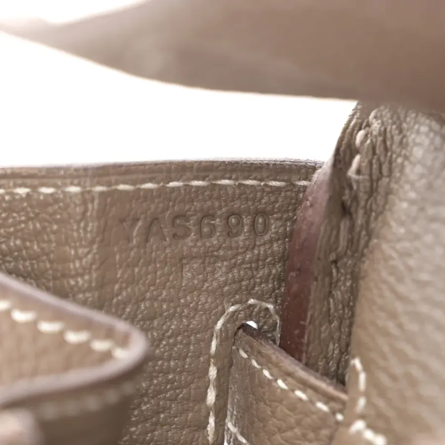 Hermès Birkin 25 Etoupe Togo Leather Gold Hardware