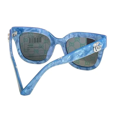 Gucci square frame glasses blue/red/black/white/leopard color Size 51口22-145