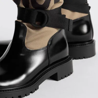 Dior black long boots