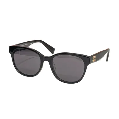 Miu Miu Boston frame glasses white/black white/black/black gold/leopard/tawny/leopard brown color Size 54口19-145