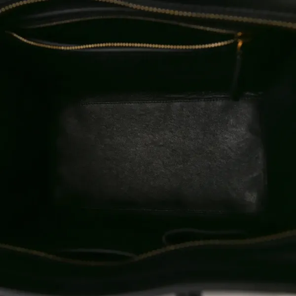 Celine Mini Luggage Bag Black Smooth Calfskin Leather - Image 7