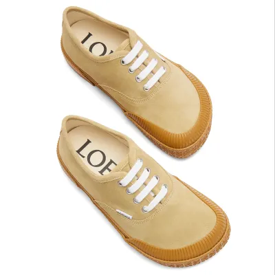 LOEWE Suede Terra Vulca lace-up sneakers