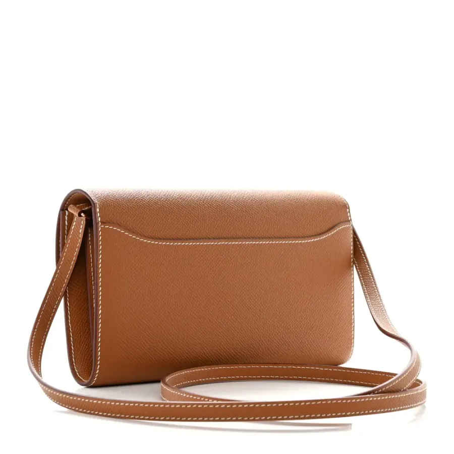 Hermès Constance Long Wallet To Go Brown Epsom Leather Gold Hardware