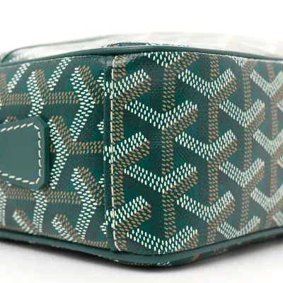 Goyard Sac Cap Vert Bag PM Green Goyardine Canvas
