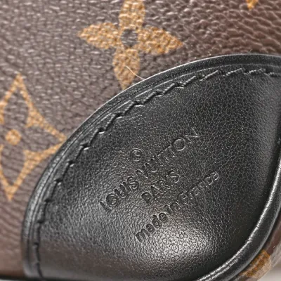 Louis Vuitton Odeon PM Black Monogram Canvas Brass Hardware