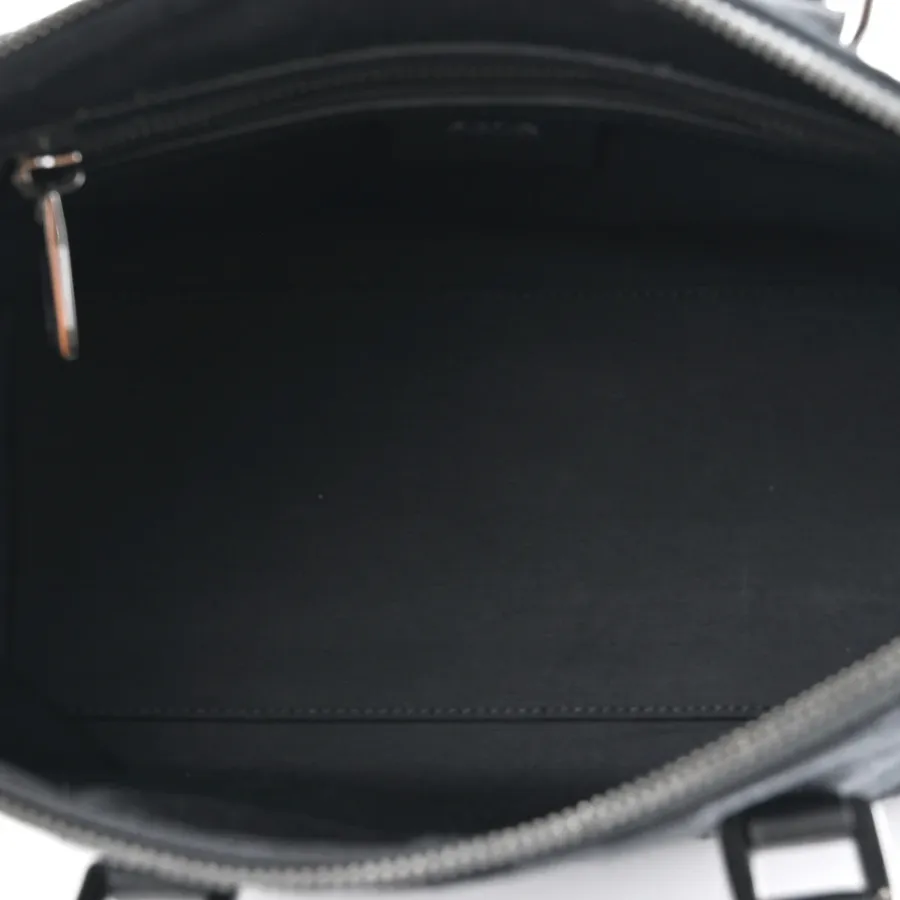 Dior Medium Weekender 25 Bag Black Maxi Oblique Canvas Ruthenium Hardware