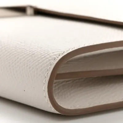 Hermès Constance Long To Go Wallet Gris Pâle Epsom Leather Silver Hardware