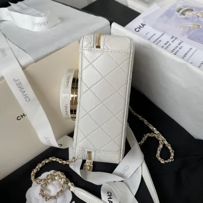 Chanel Camera bag white/black/red/milk tea color Crossbody Bags