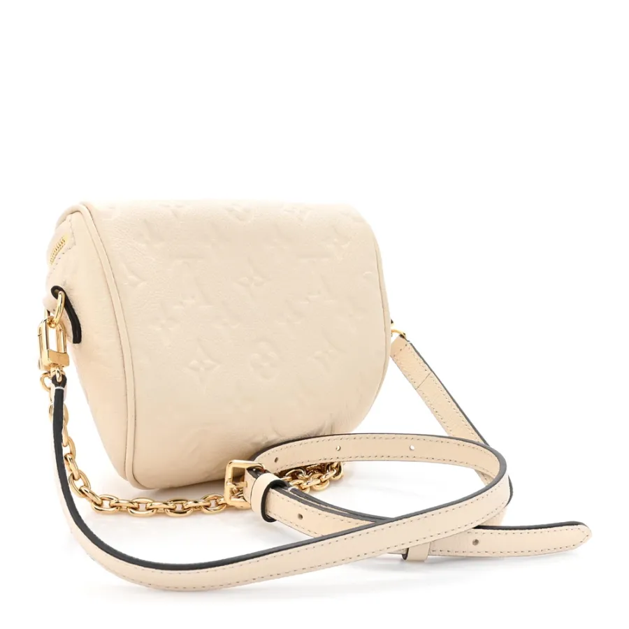 Louis Vuitton Mini Bumbag Cream Empreinte Leather Gold Hardware