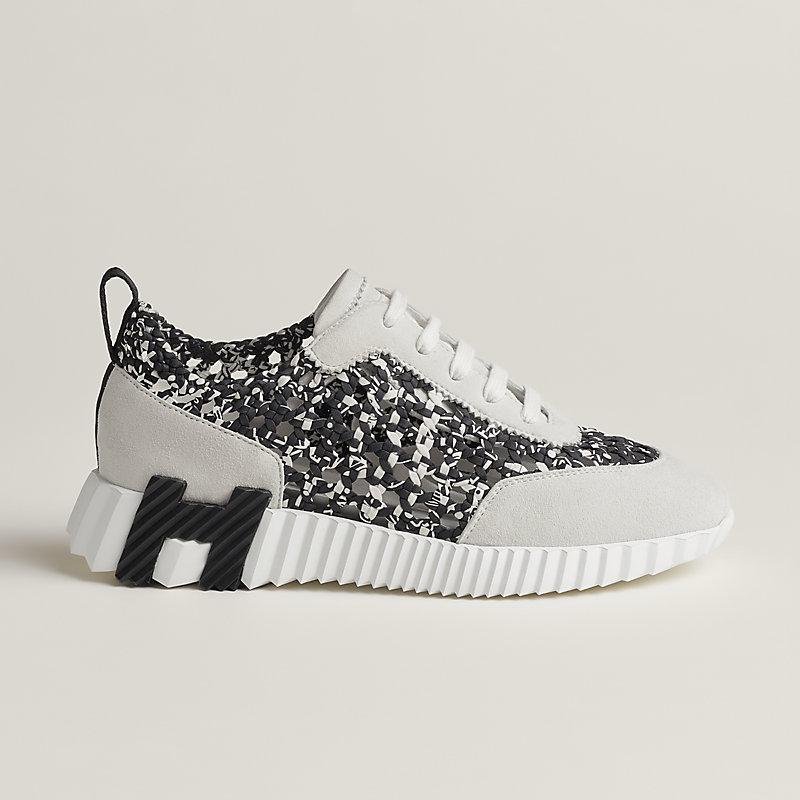 HERMES Tênis Cinza Sapatos Esportivos Bouncing