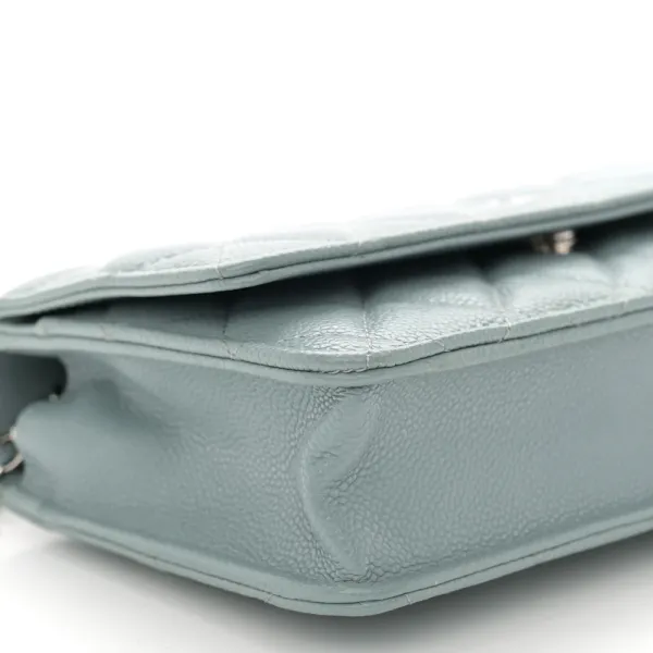 Chanel WOC in Light Blue – Quilted Elegance - Image 4
