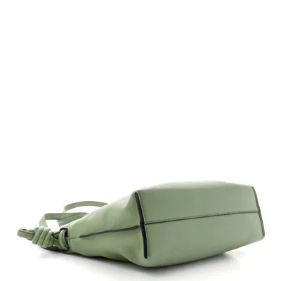 Loewe Flamenco Knot Bag Mini Avocado Calfskin Leather